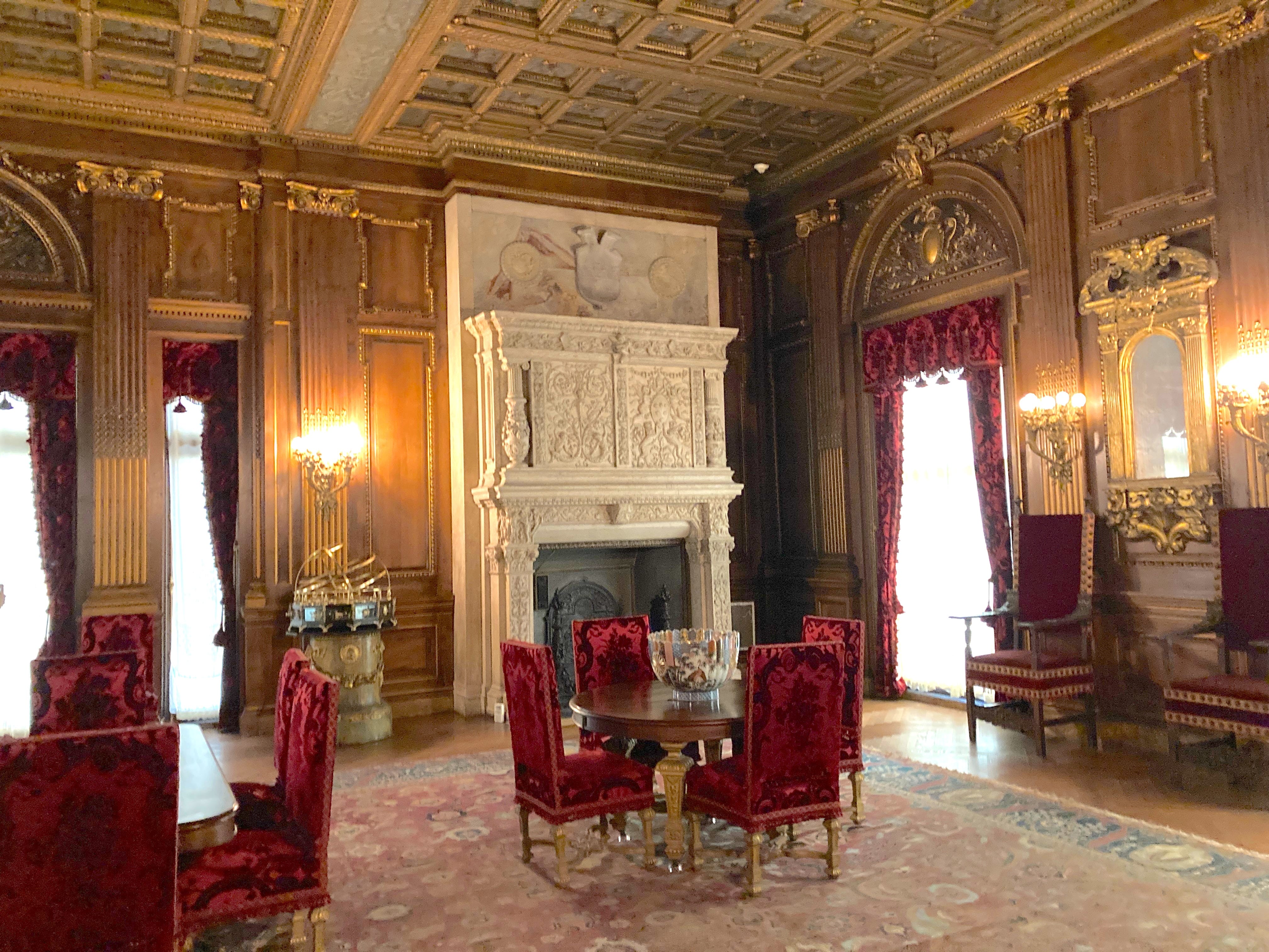 The Dining Room at the Vanderbilt mansion in Hyde Park.