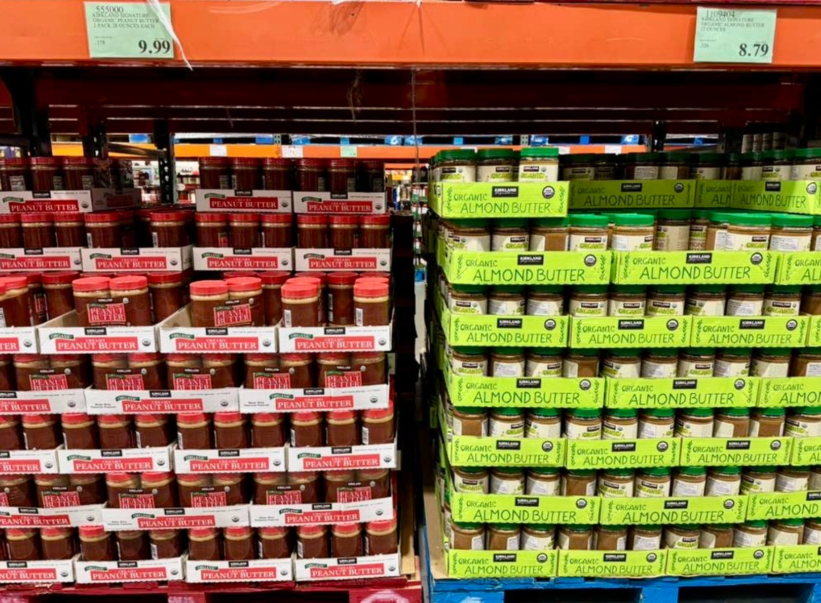 Almond butter from Costco.