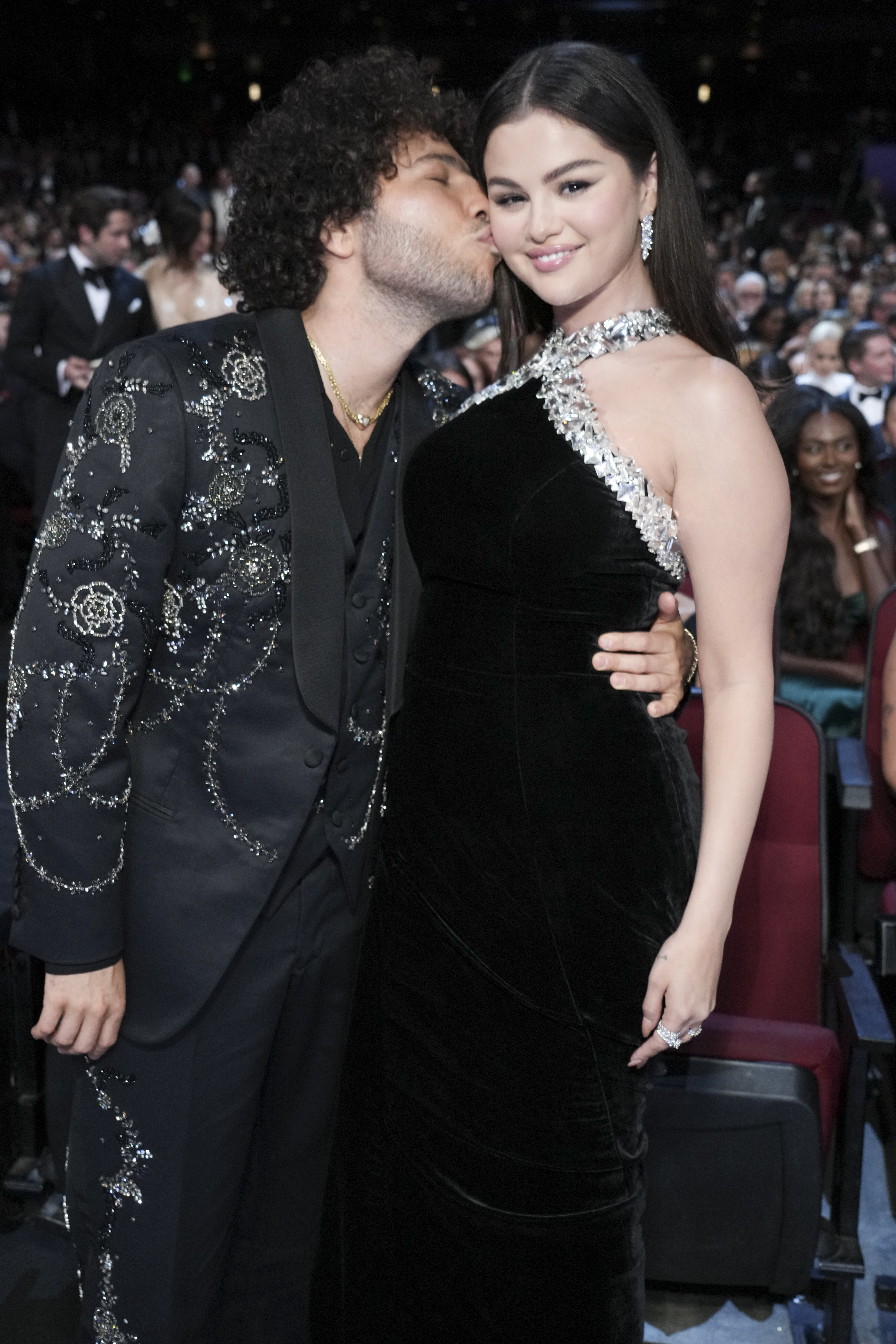 Selena Gomez and Benny Blanco at the 2024 Emmy Awards