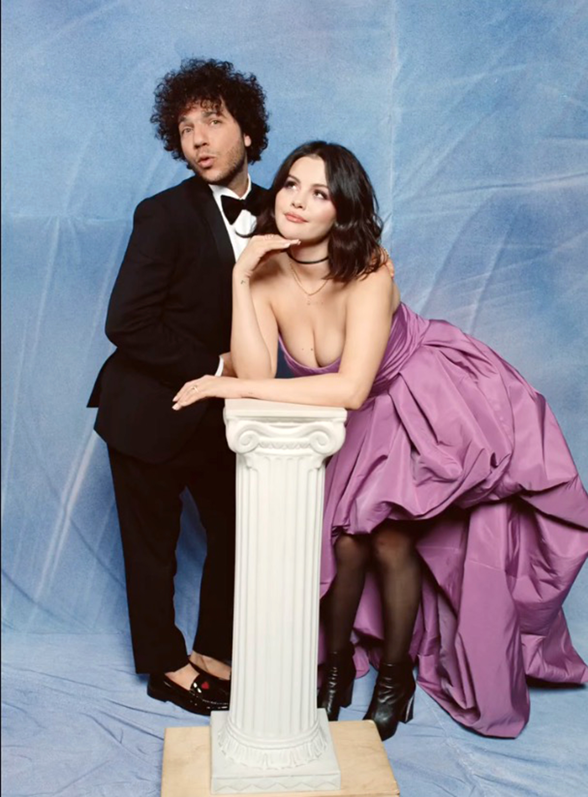 Selena Gomez and Benny Blanco at a prom photoshoot
