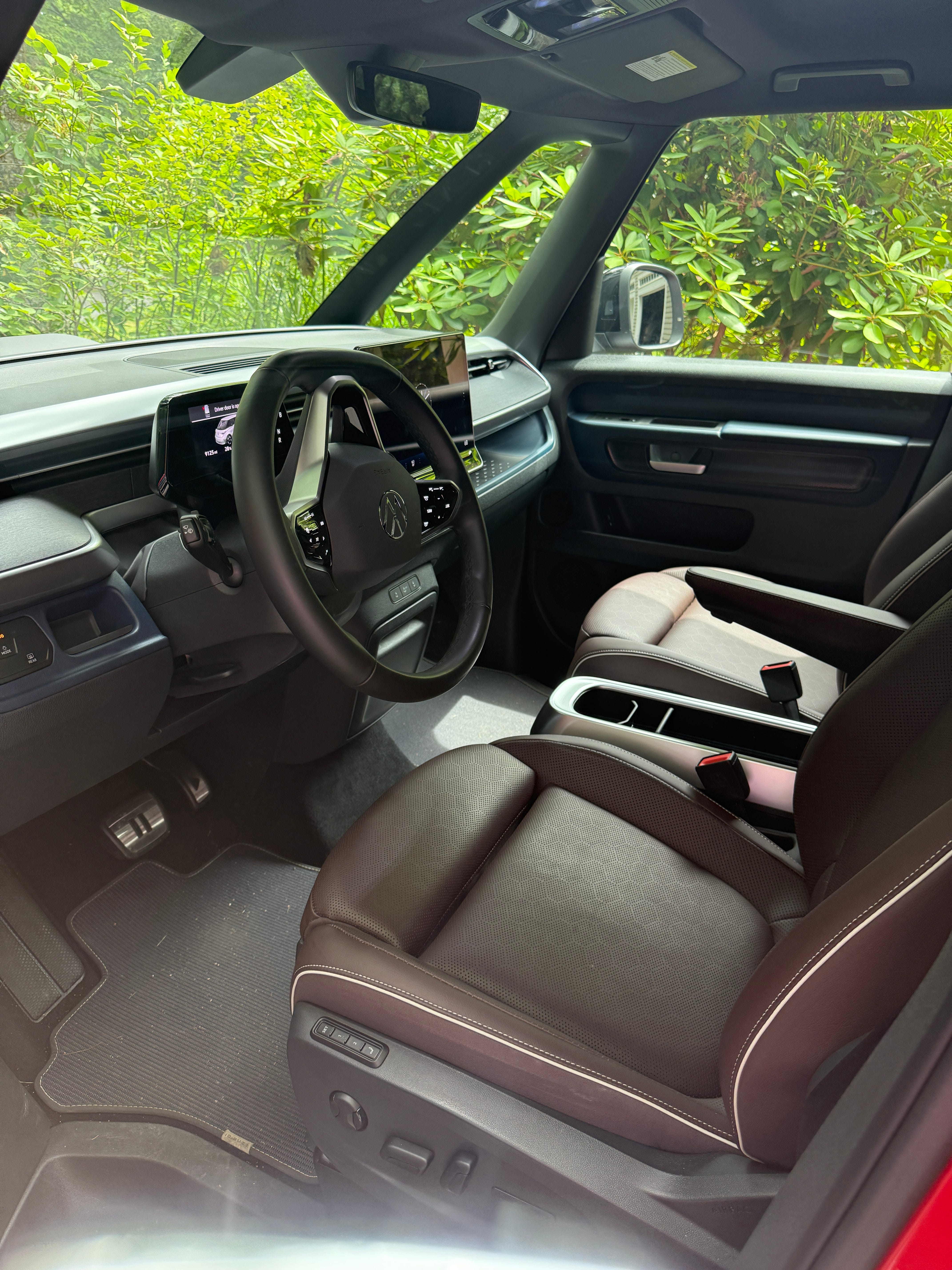 The interior of the VW ID Buzz.