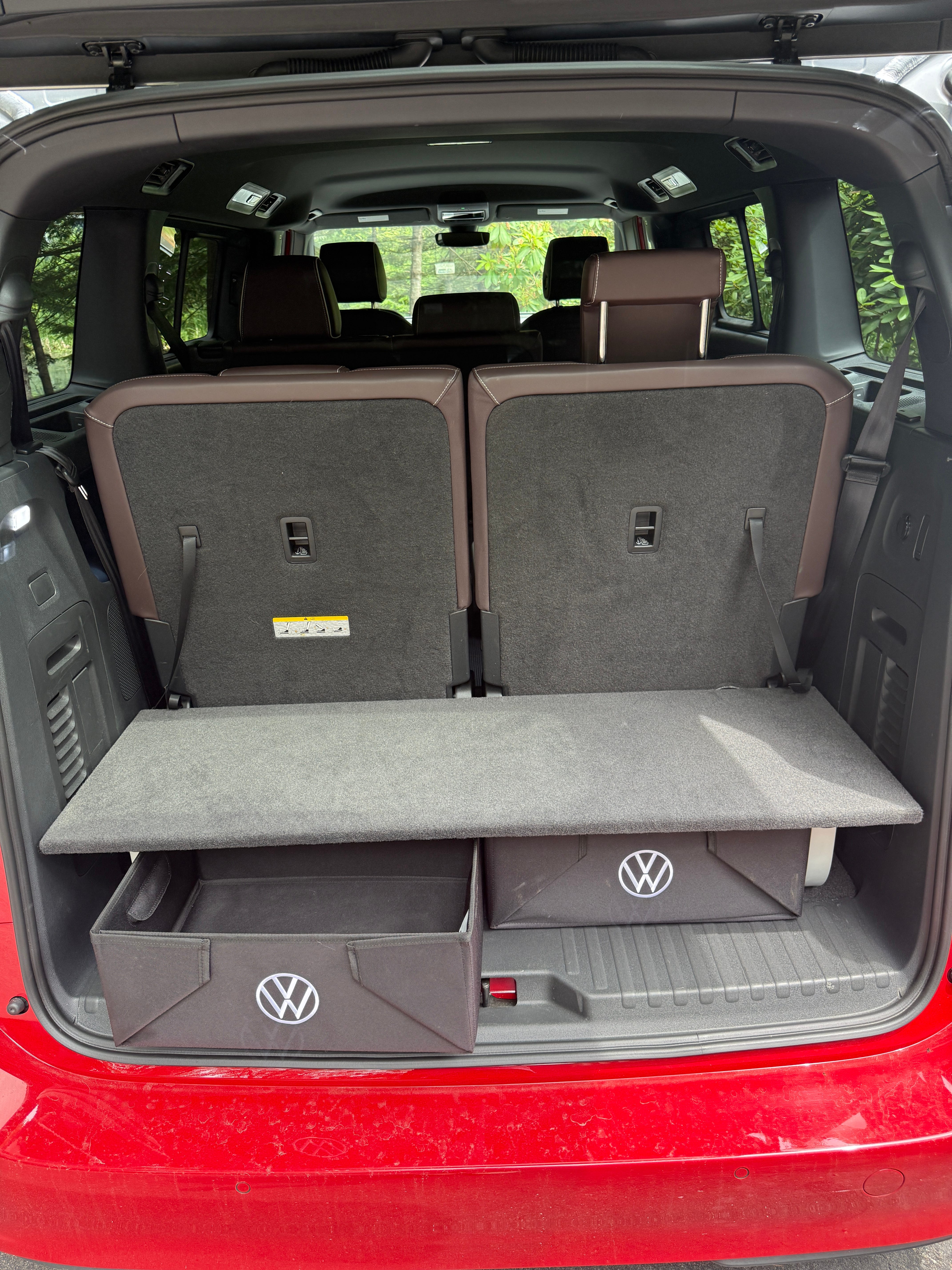 The trunk in the VW ID Buzz
