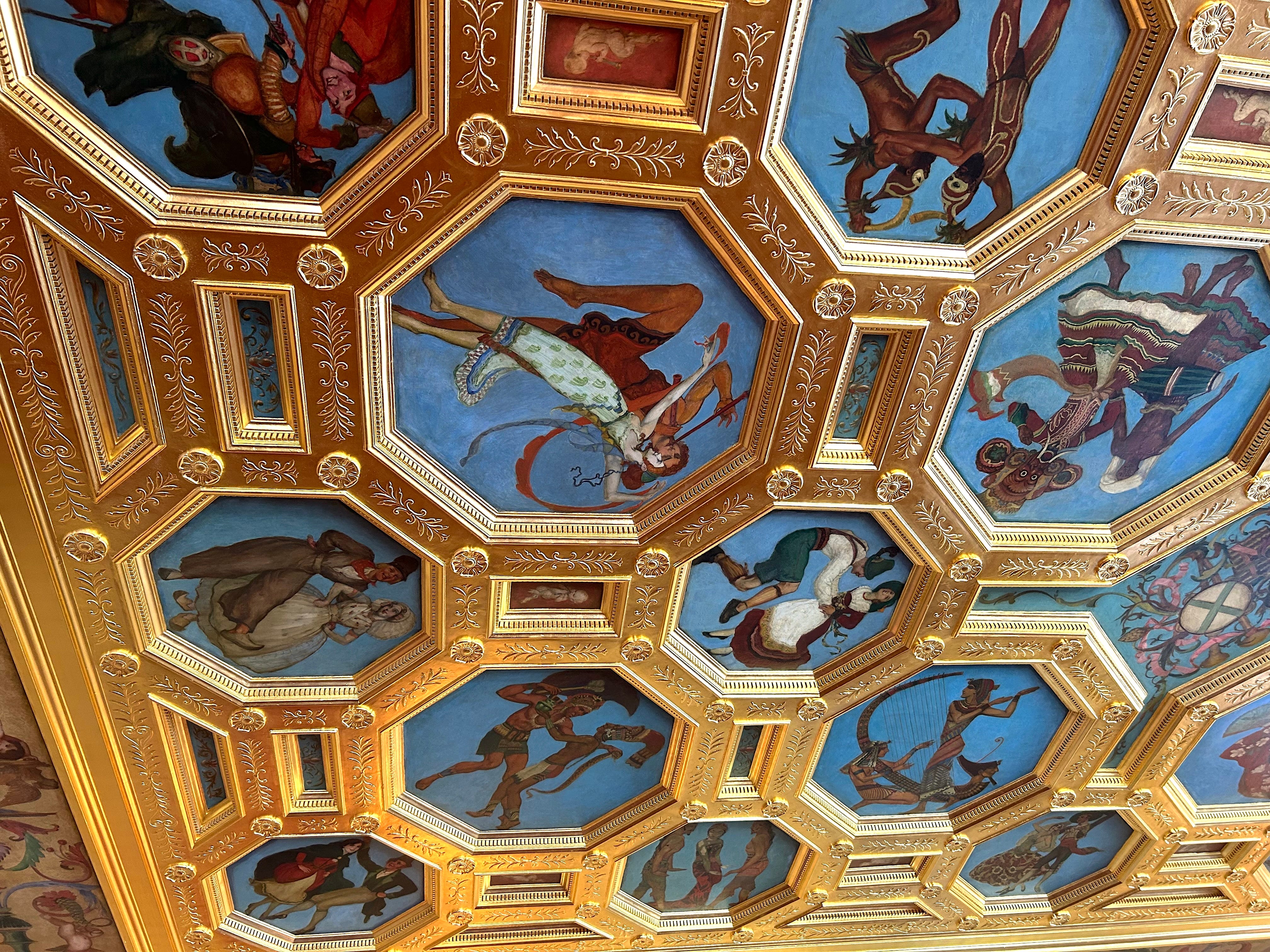 ca' d'zan ballroom ceiling