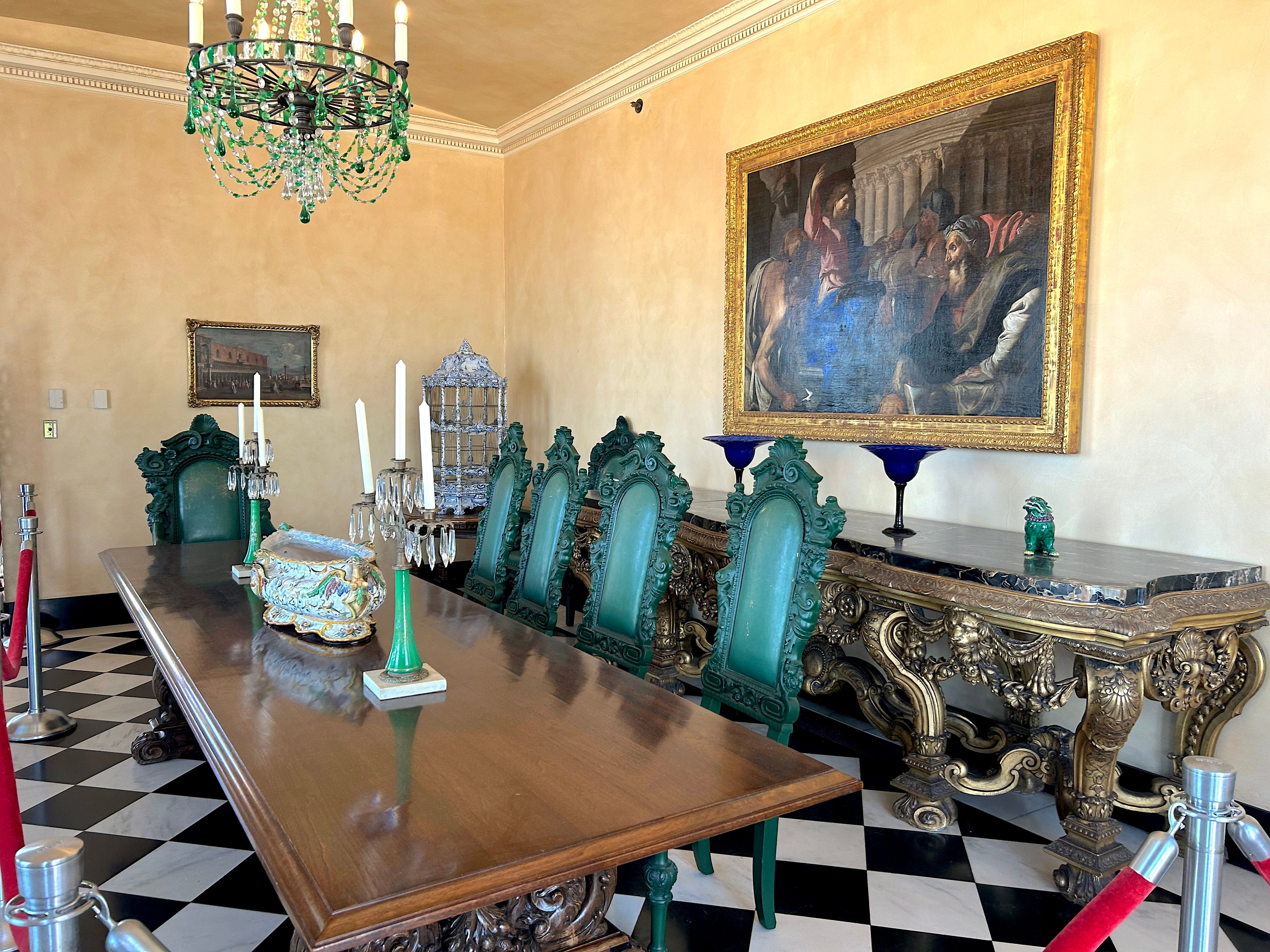 ca' d'zan breakfast room