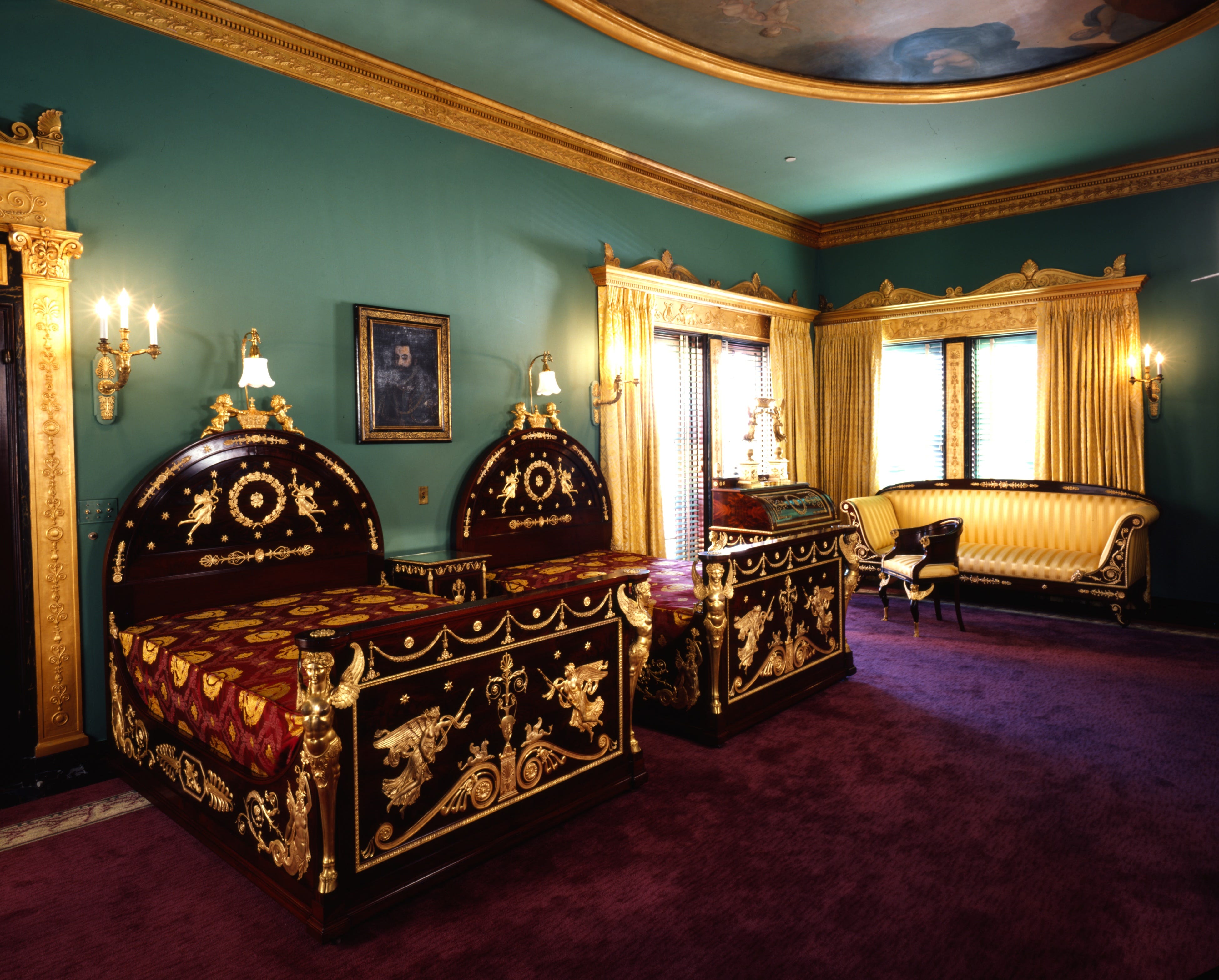john ringling's bedroom at ca' d'zan