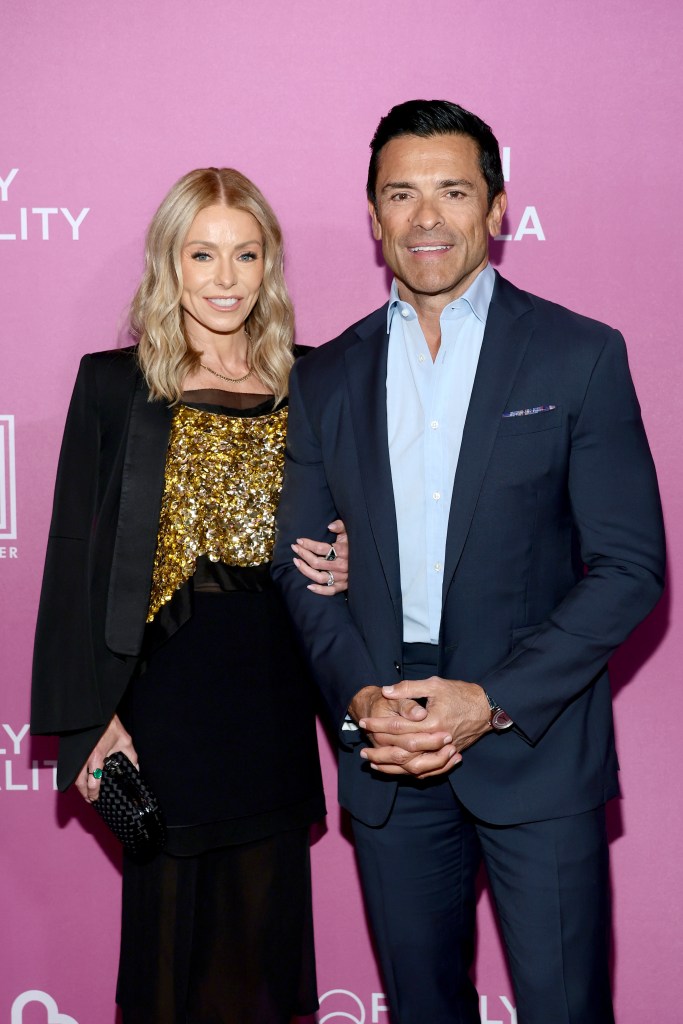Kelly Ripa and Mark Consuelos in May. 