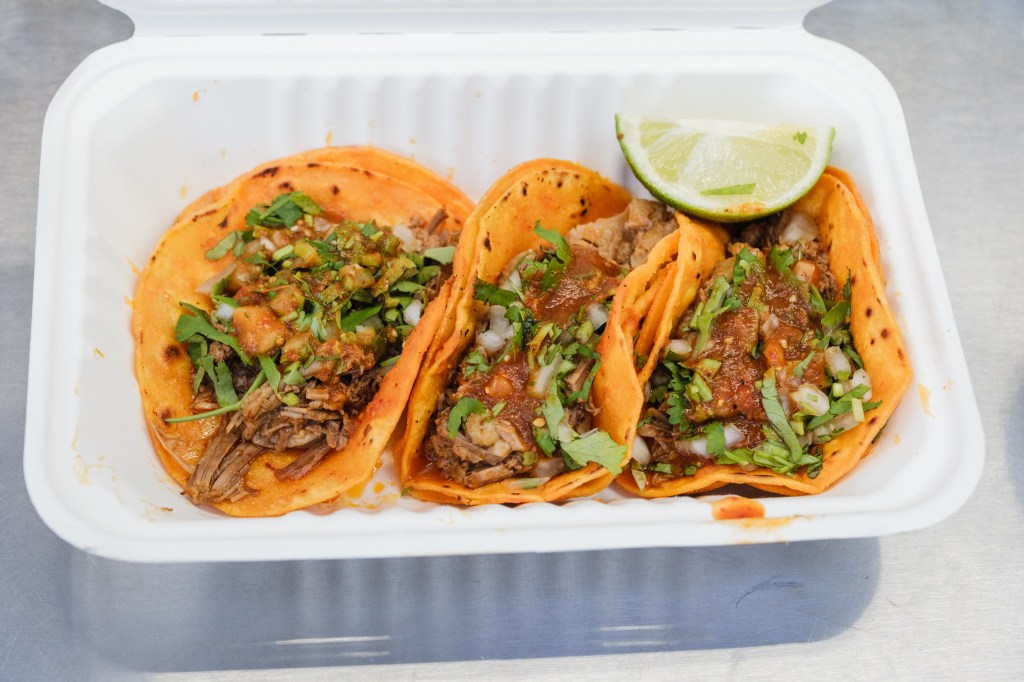 Birria-Landia's tacos.
