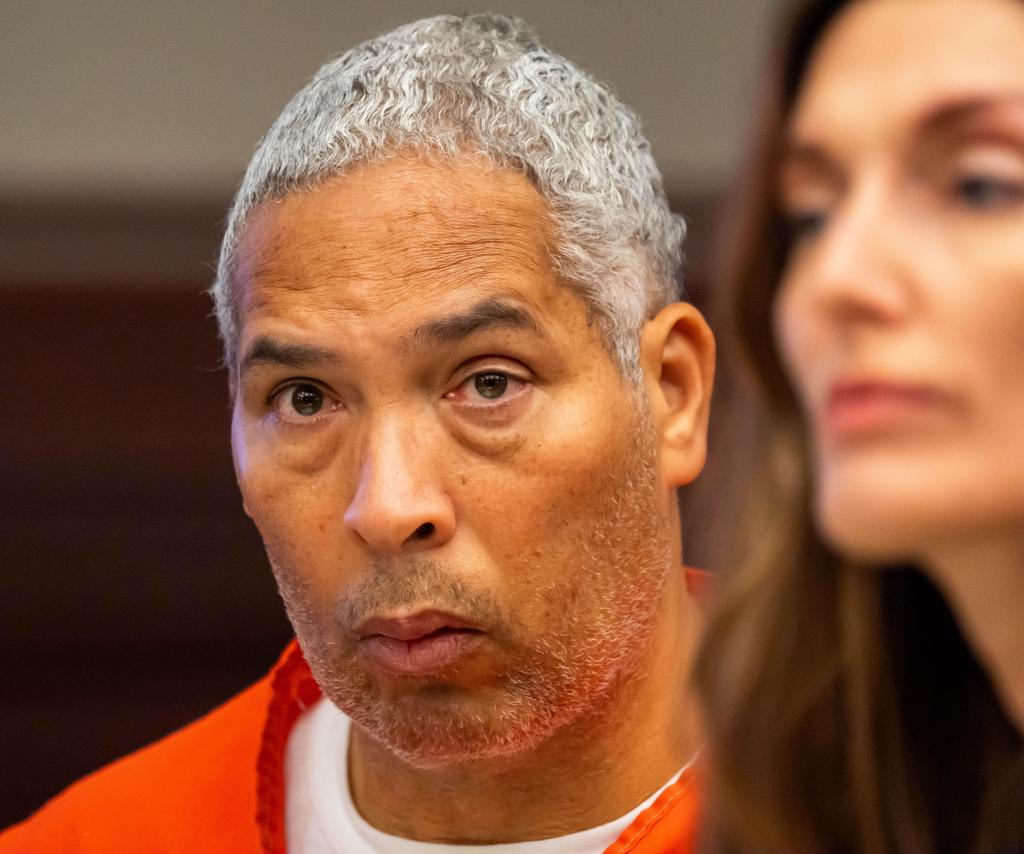 Death row inmate Michael Bernard Bell at an evidentiary hearing.