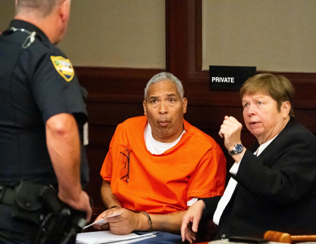 Death row inmate Michael Bernard Bell at his evidentiary hearing.