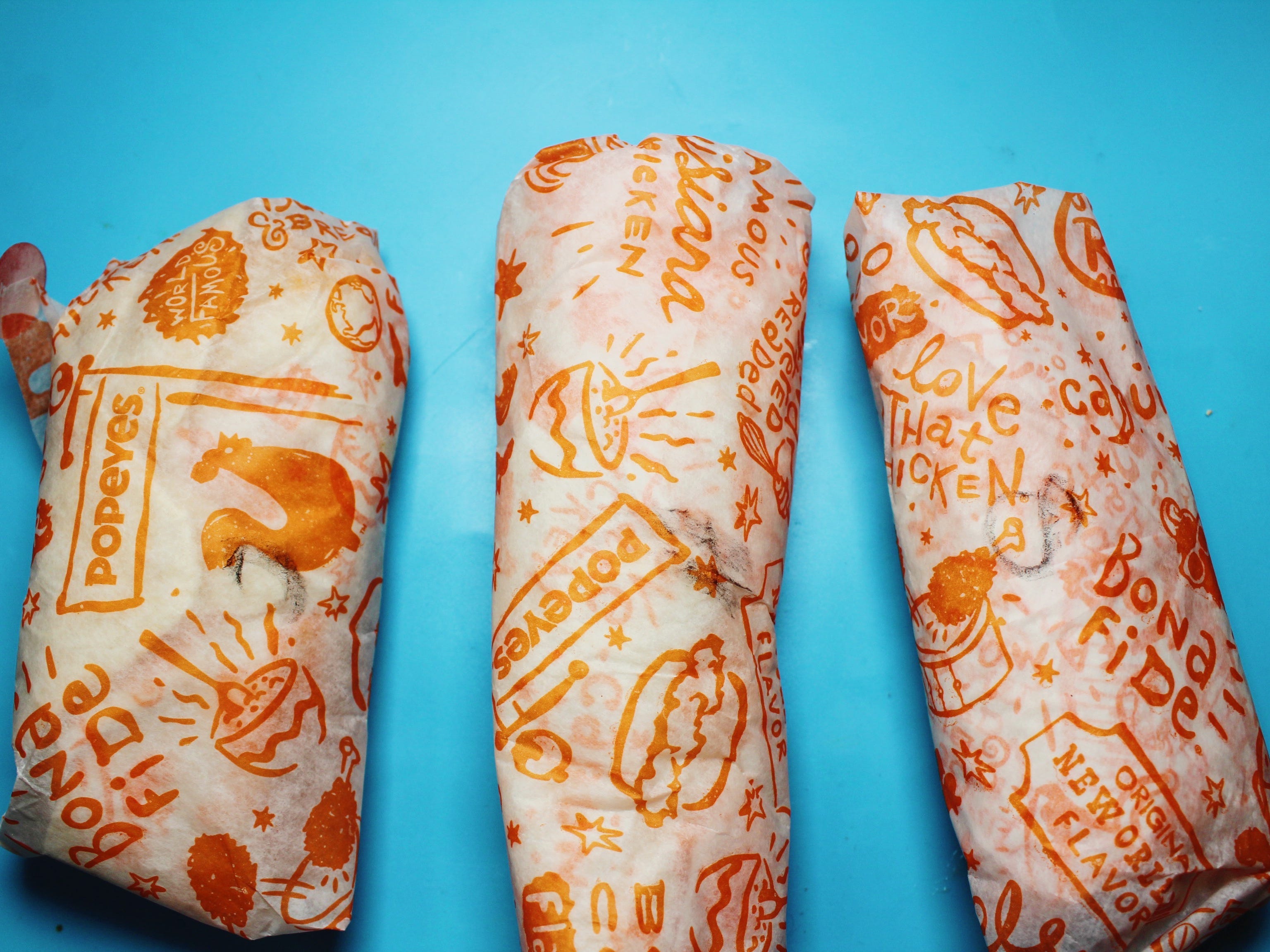 popeyes chicken wraps
