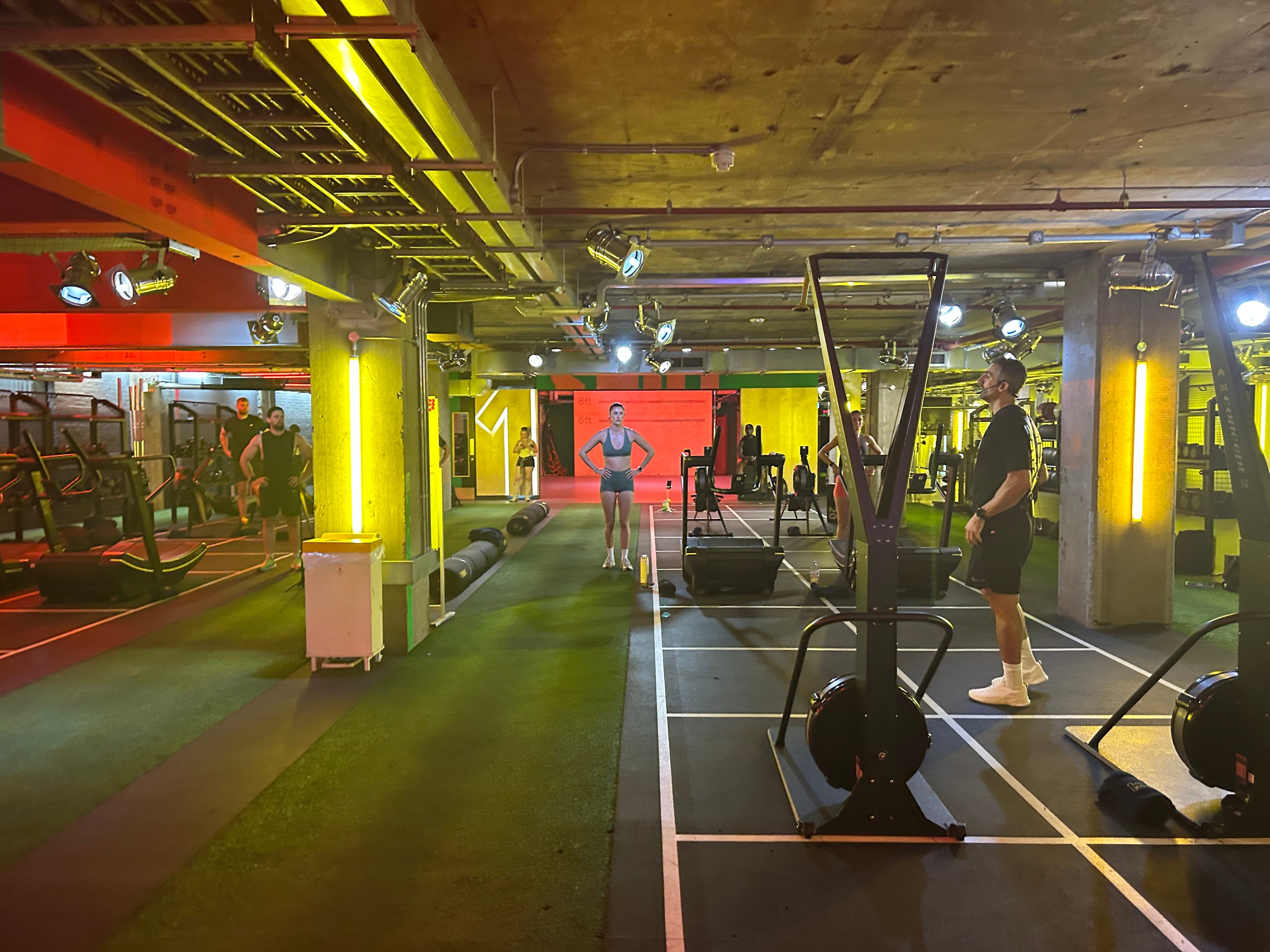 A gym.