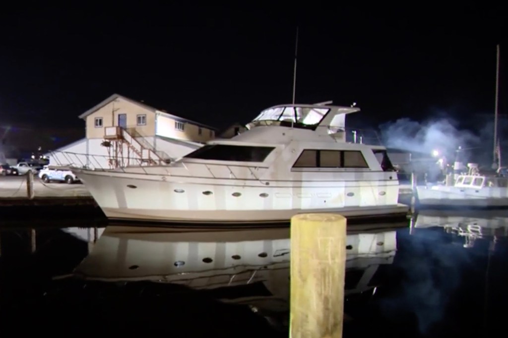 Boat where missing teenager was found.