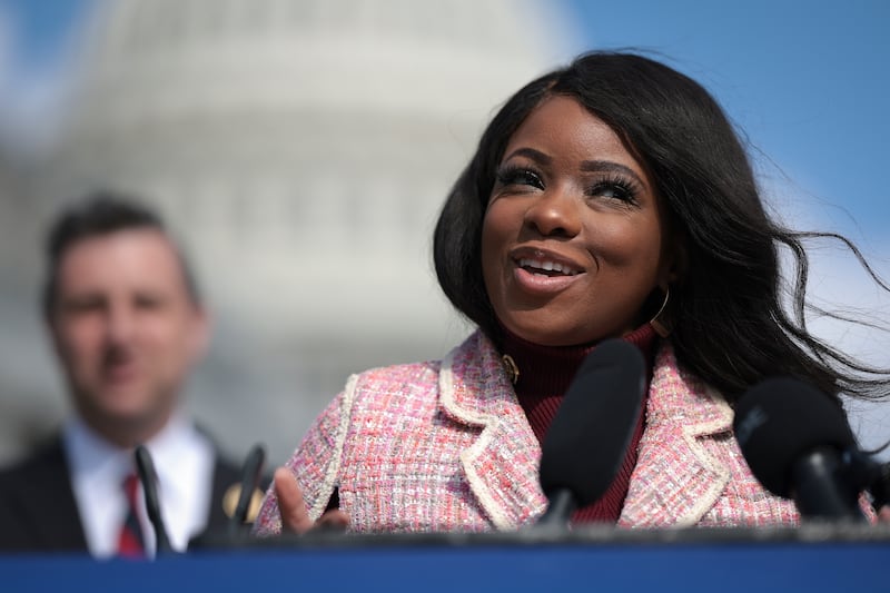 Texas Rep. Jasmine Crockett has said that she would “absolutely” take an IQ test “head to head” against the president.