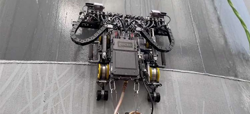 The Toka 5 inspection robot from Gecko Robotics.