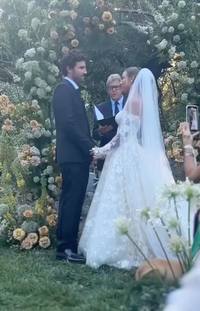 Brody Jenner and Tia Blanco at their Malibu wedding.