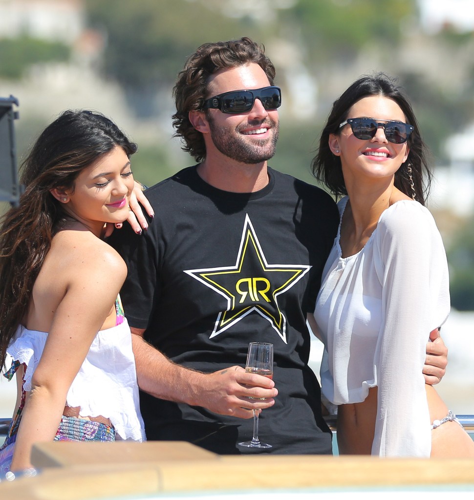 Brody Jenner with his half-sisters, Kendall and Kylie Jenner.