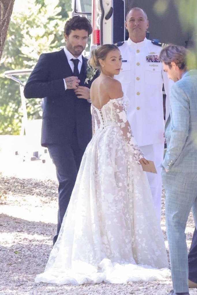 Brody Jenner and Tia Blanco at their Malibu wedding.