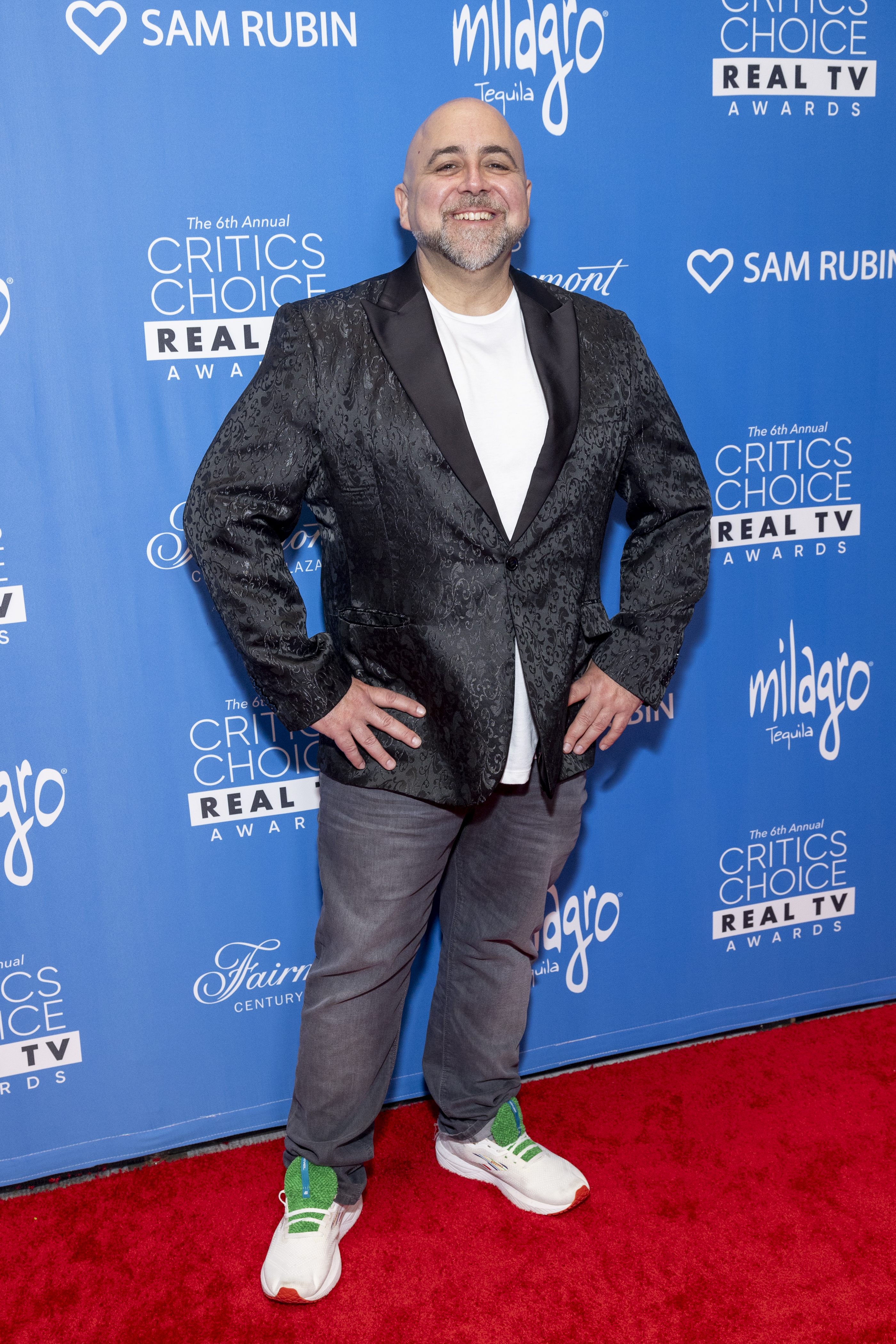 Duff Goldman on a red carpet. 