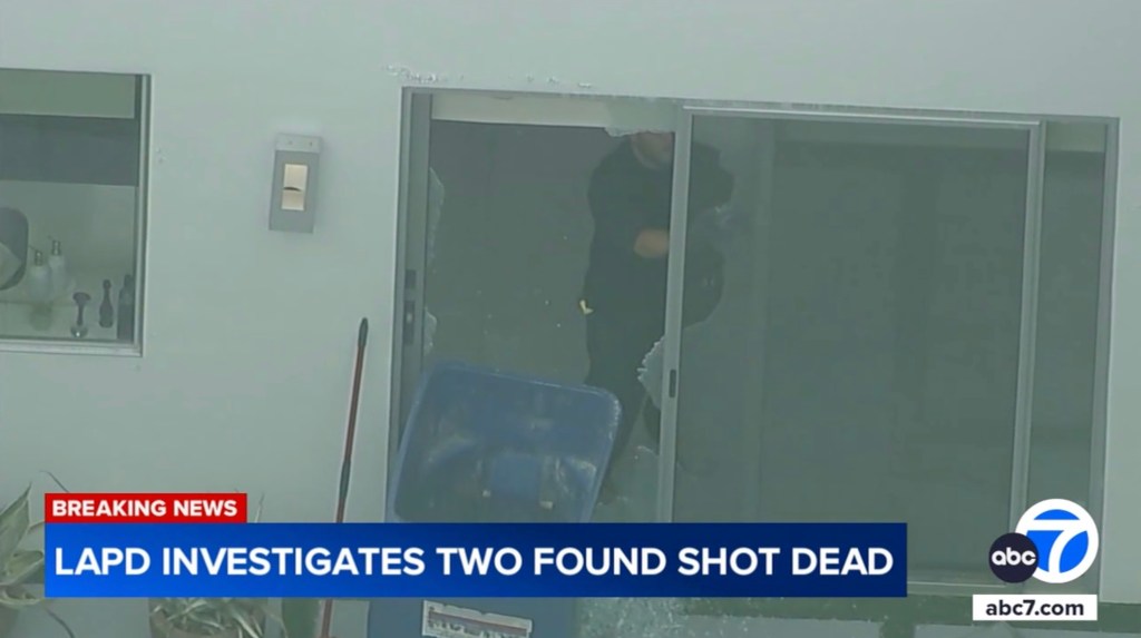 LAPD investigating a double homicide.