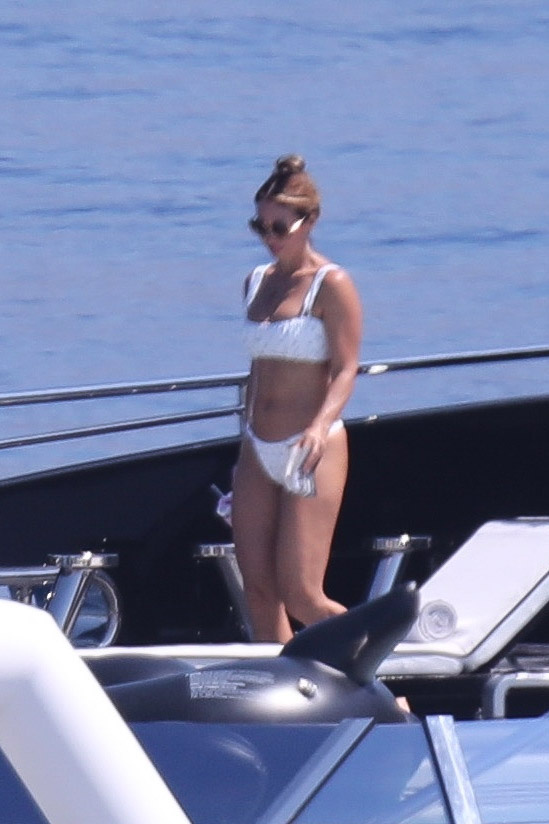 Joe Rogan and his family on a yacht vacation near Croatia in July 2025