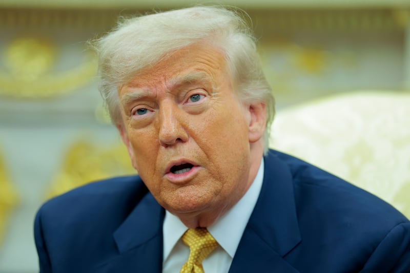 President Donald Trump lashed out at conservatives on Wednesday for continuing to discuss Jeffrey Epstein, calling them "weaklings."