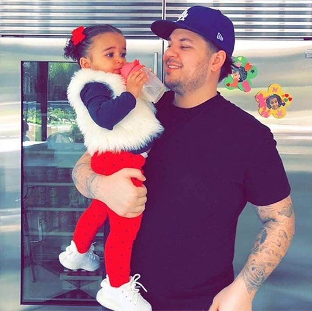 rob kardashian with his daughter dream