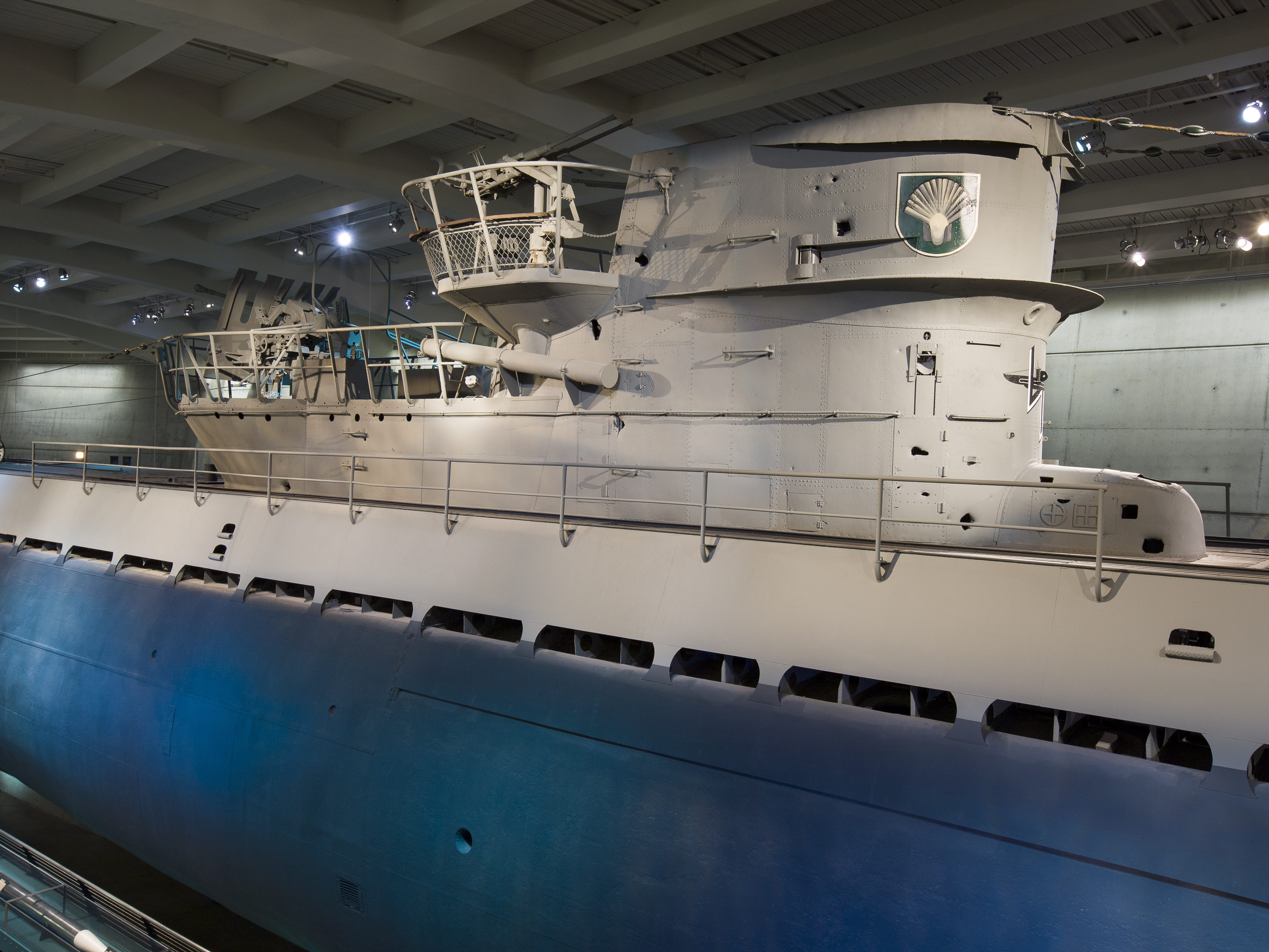 The conning tower of U-505.
