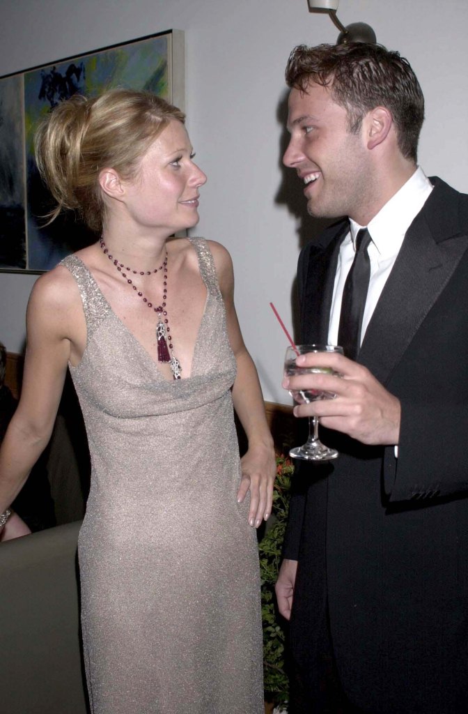 Ben Affleck and Gwyneth Paltrowat the Oscars Vanity Fair Party in 2000.