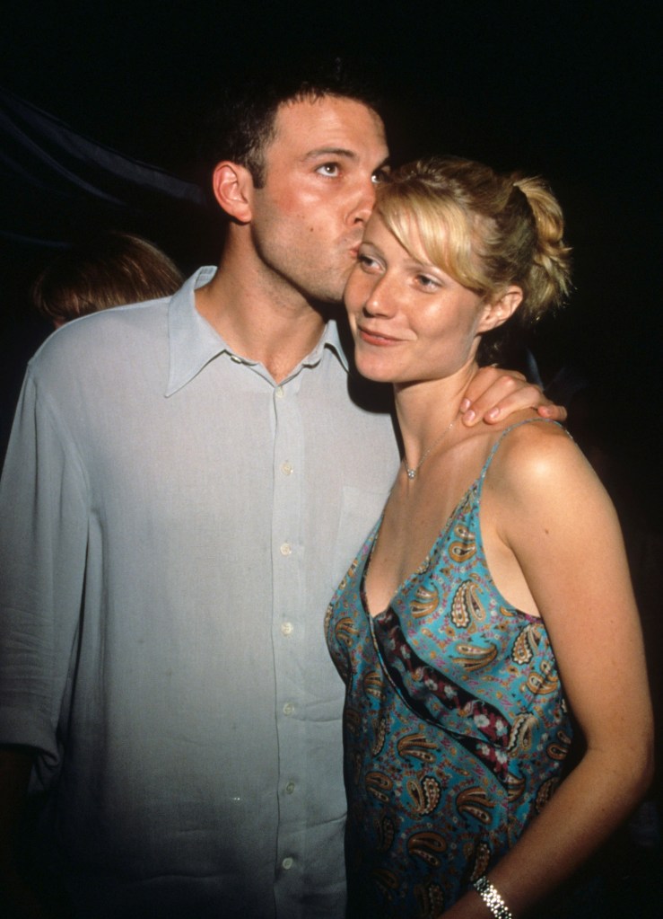 Ben Afleck and Gwyneth Paltrow pose together.