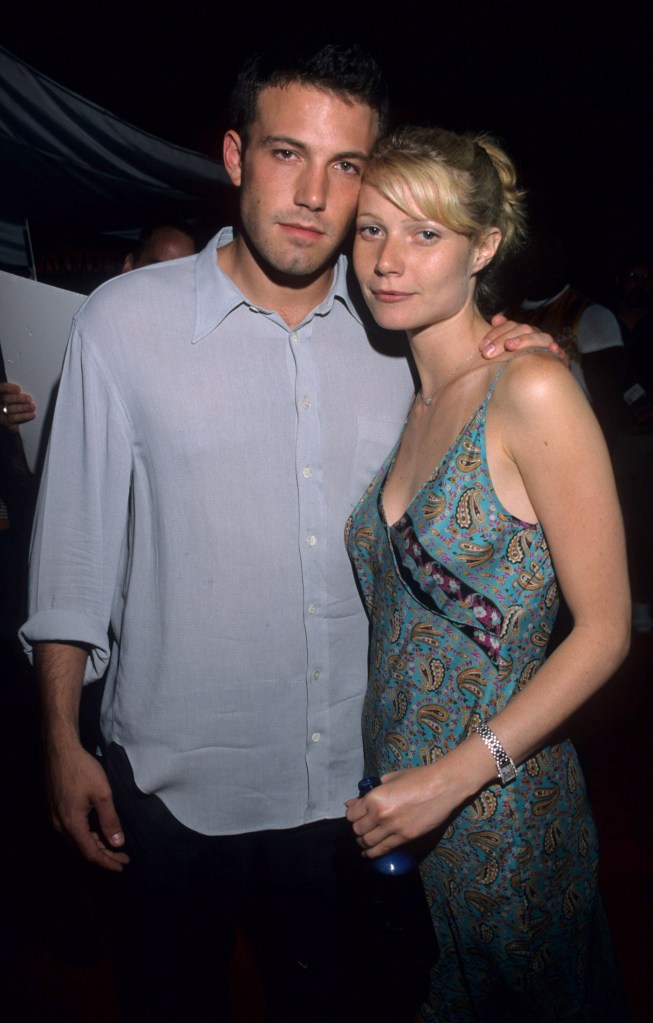 Ben Afleck and Gwyneth Paltrow pose together.