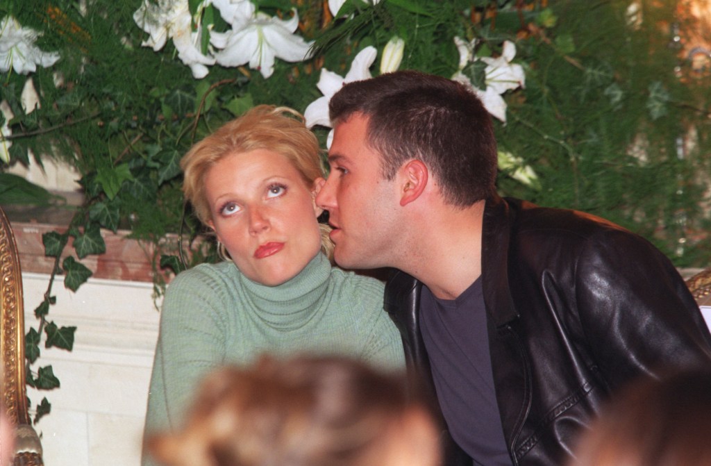 Gwyneth Paltrow and Ben Affleck attended a fashion show. 