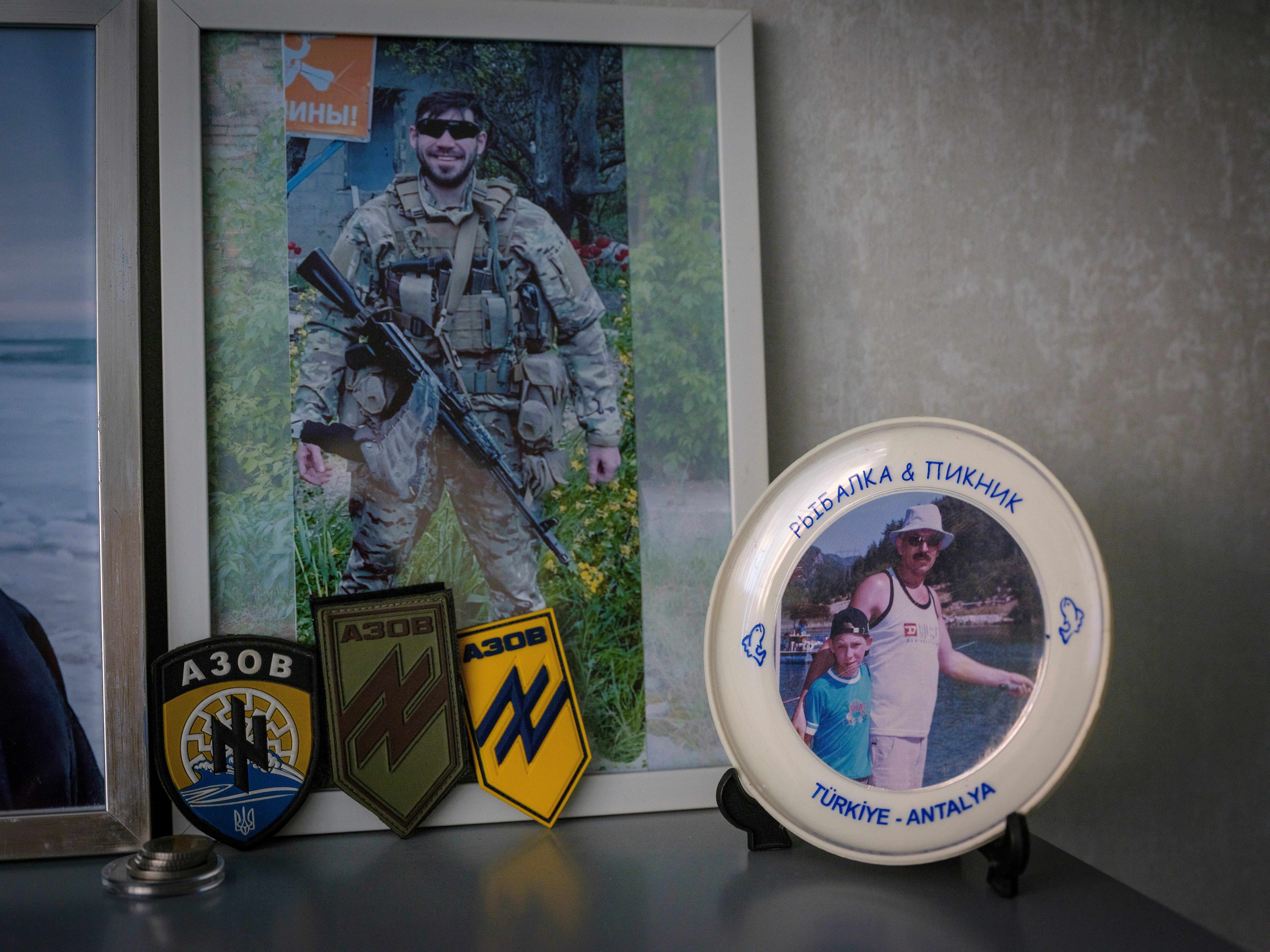 Photos of Vladyslav Lytvynenko in the family apartment.