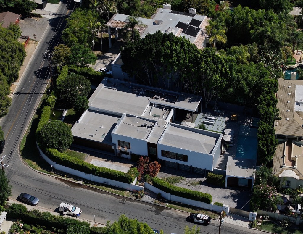 Robin Kaye and her husband Thomas DeLuca were killed in their Los Angeles home on Monday.