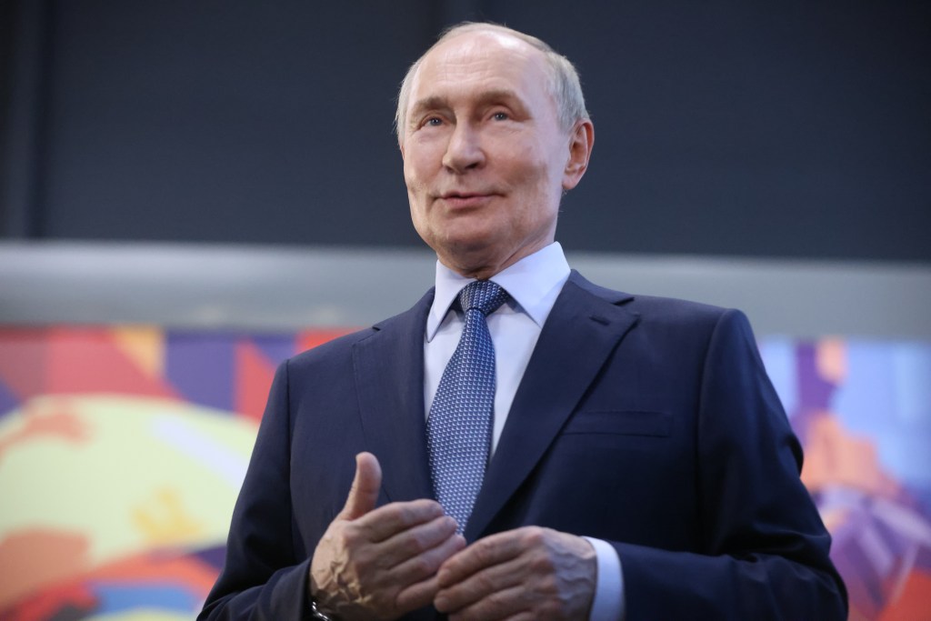 Vladimir Putin speaking.