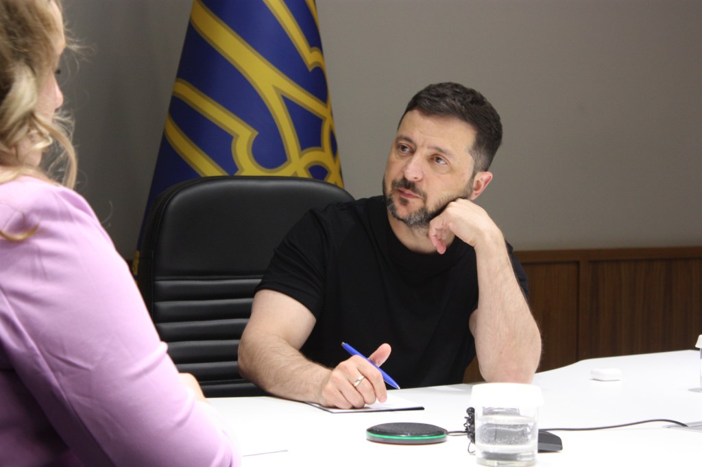 Volodymyr Zelenskyy in an interview.