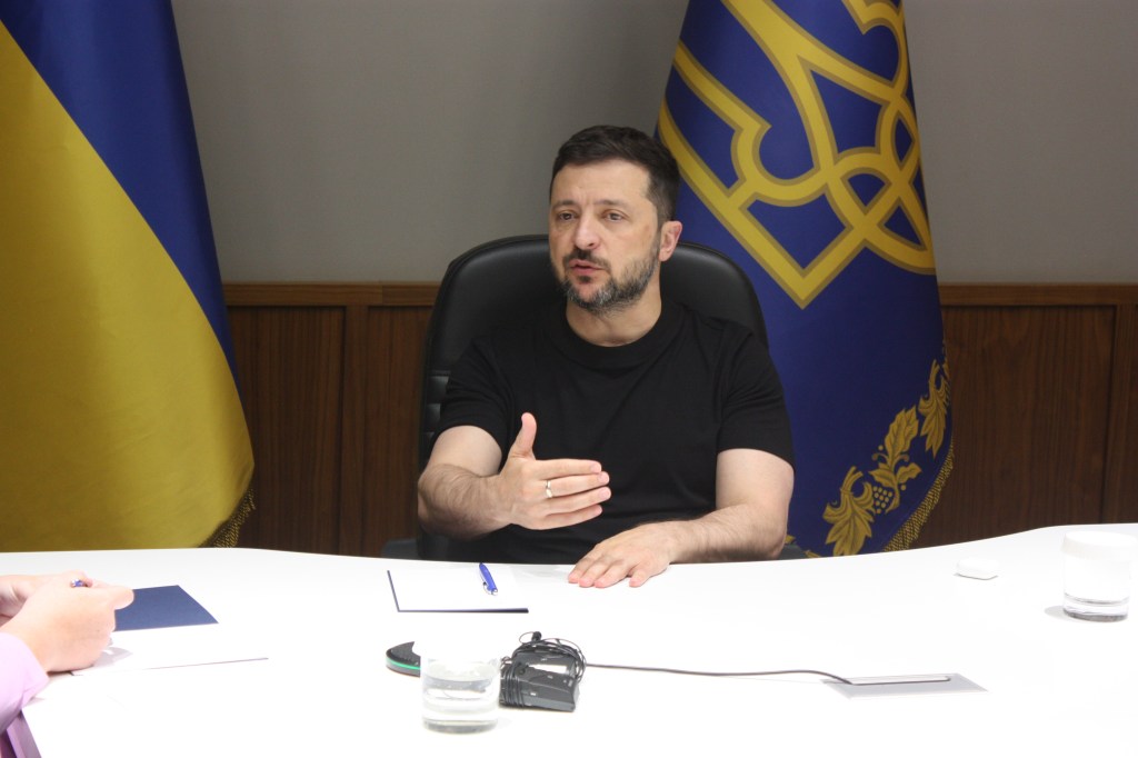 Volodymyr Zelenskyy in interview.