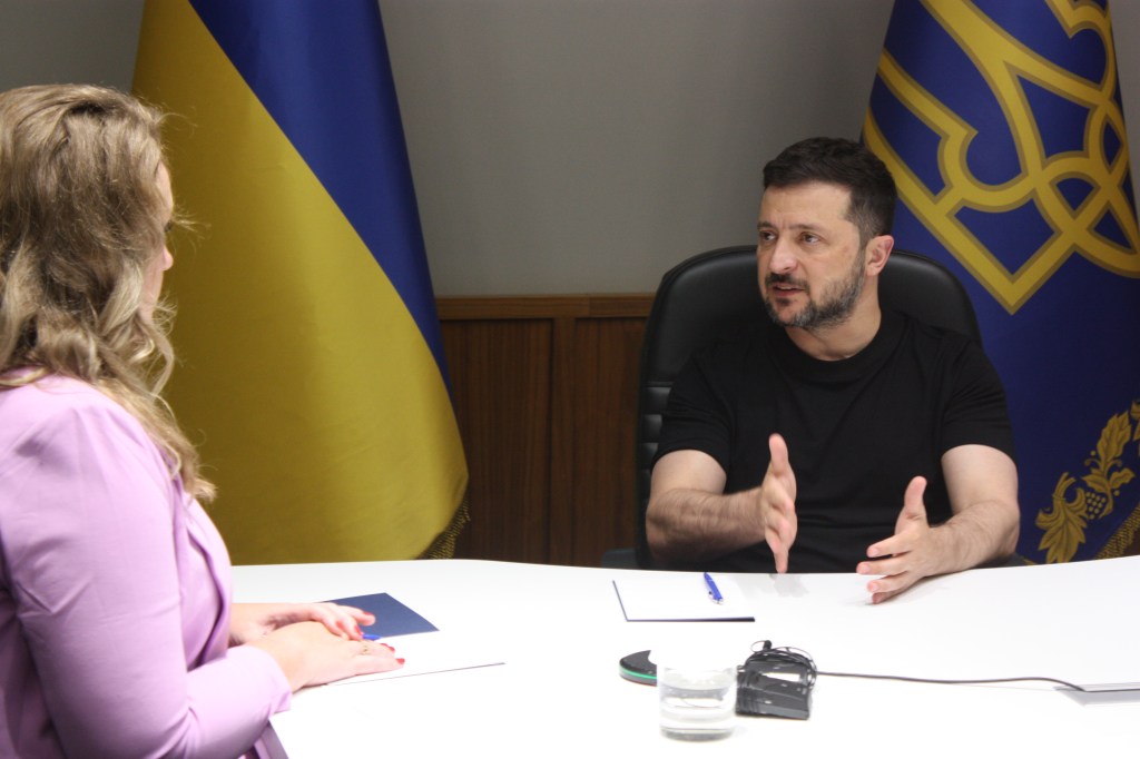 Volodymyr Zelenskyy in interview.