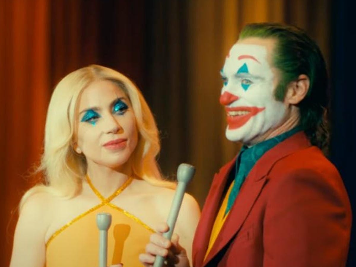 lady gaga and joaquin phoenix in Joker: Folie à Deux