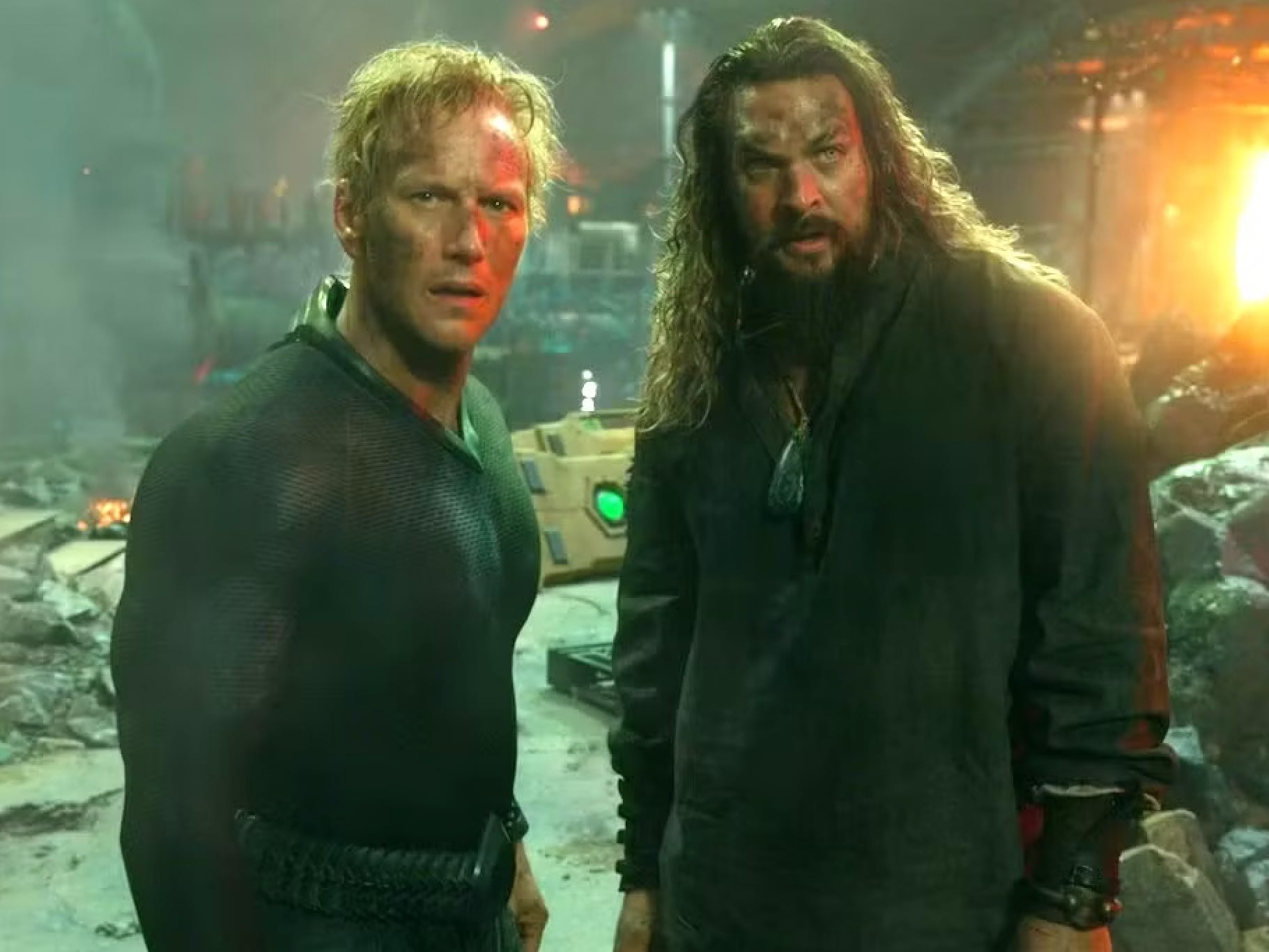 patrick wilson and jason momoa in Aquaman and the Lost Kingdom