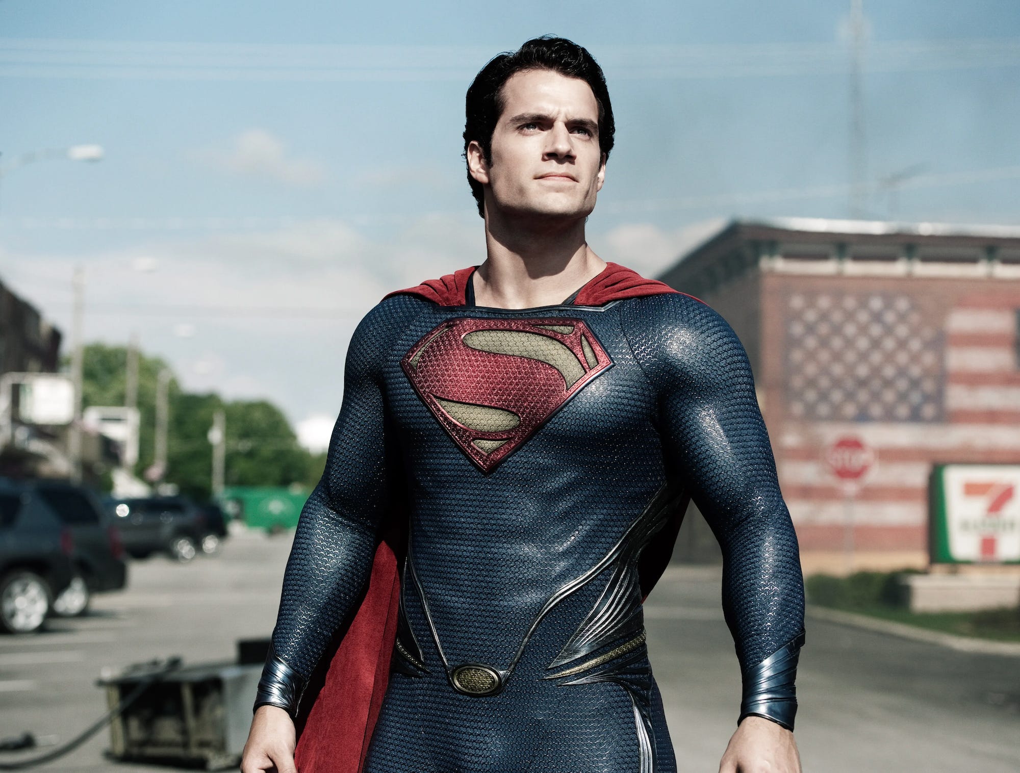 henry cavill as superman in man of steel