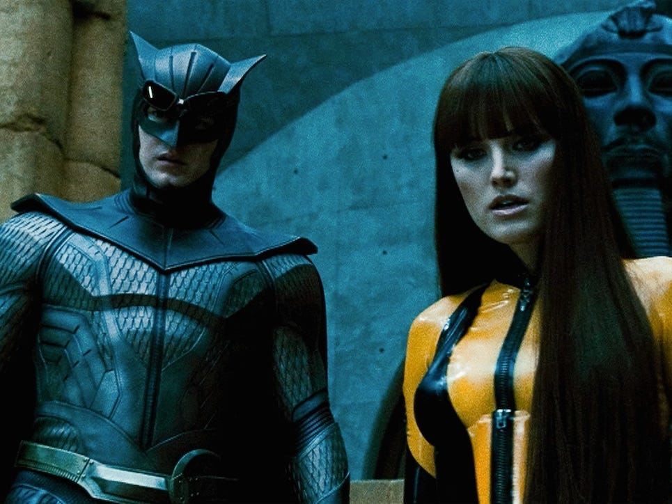 patrick wilson and malik akerman in watchmen