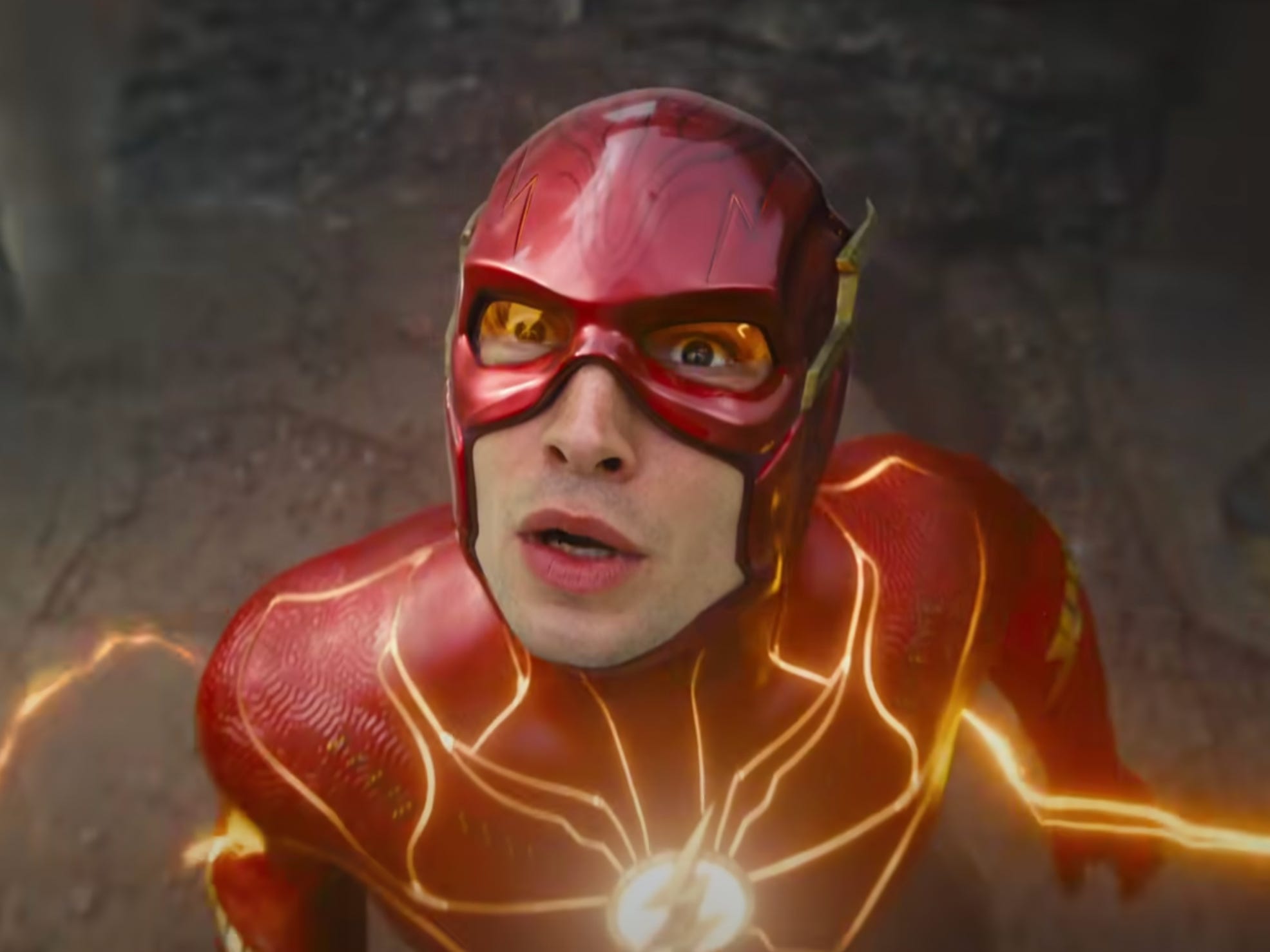 ezra miller as the flash