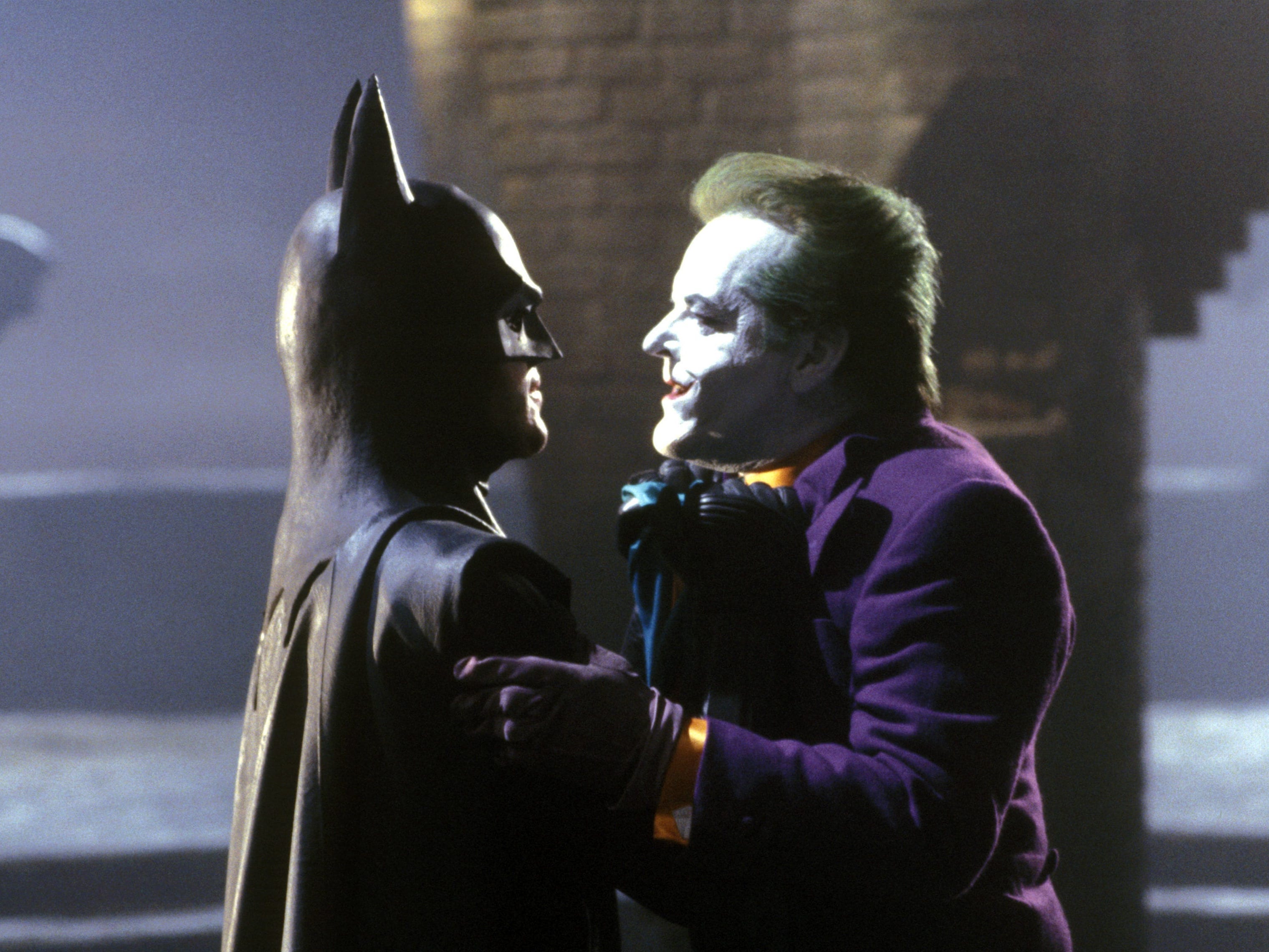 michael keaton and jack nicholson in batman