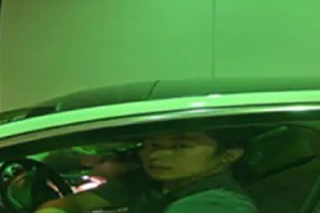 Surveillance footage of Benjamin Hanil Song.