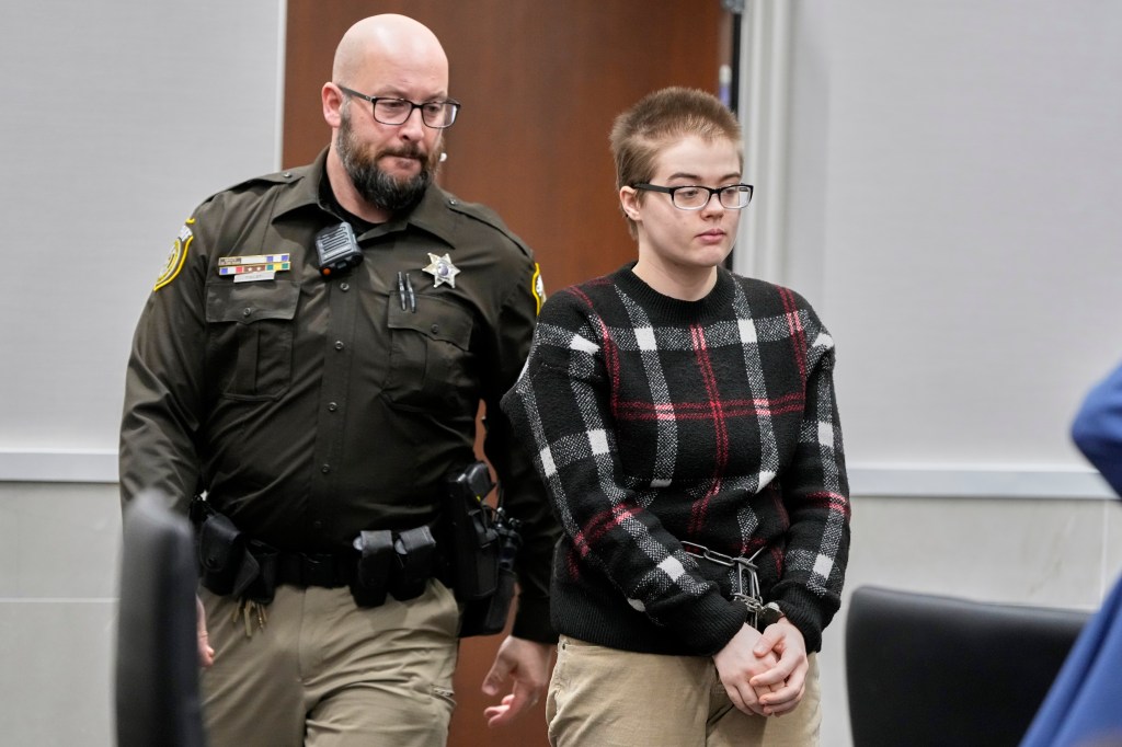 Morgan Geyser appears in a Waukesha County courtroom Thursday, Jan. 9, 2025, in Waukesha, Wis. 