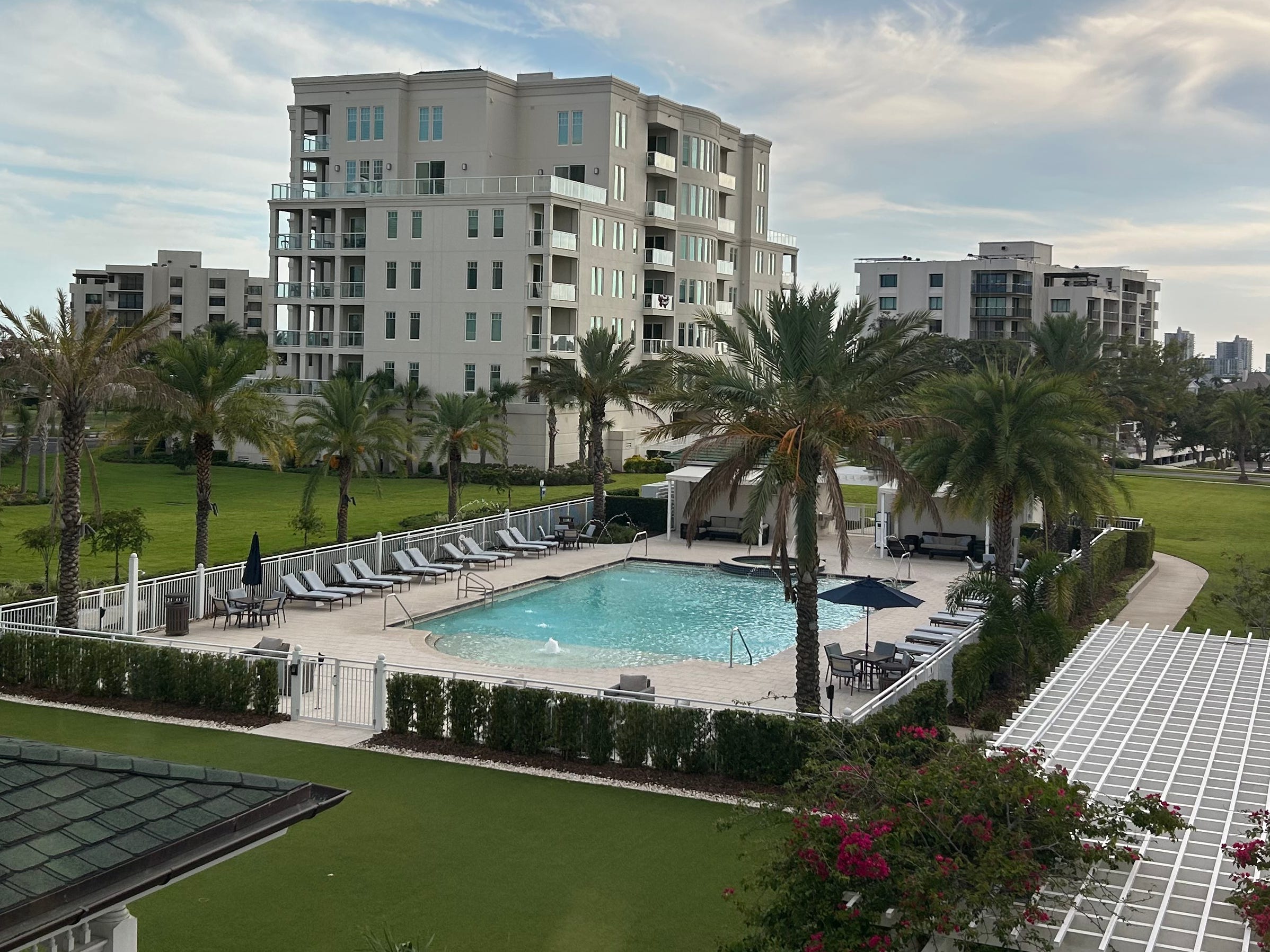 belleview inn pool view from room