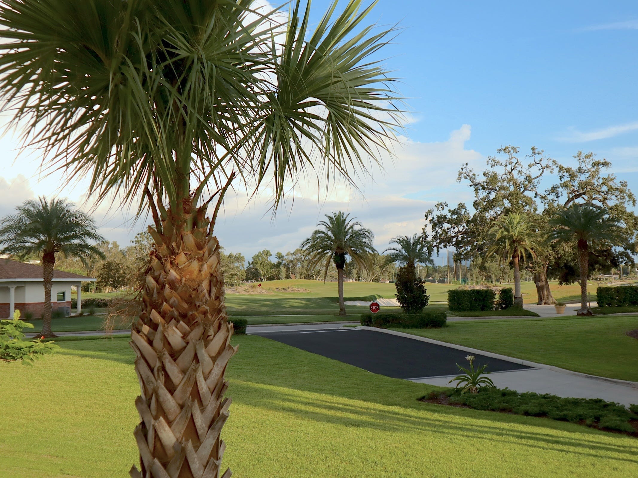 golf course views from the belleview inn porch