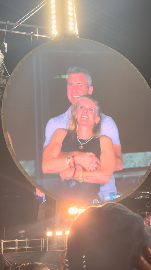 Andy Byron and Kristin Cabot at Wednesday's Coldplay concert