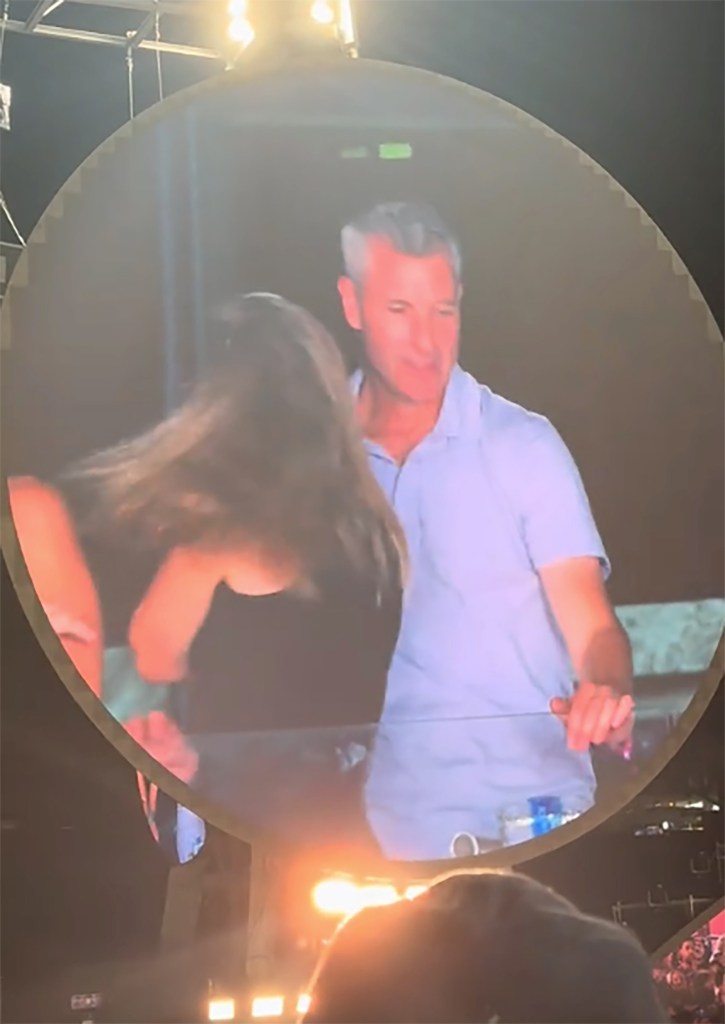 Andy Byron and Kristin Cabot at Wednesday's Coldplay concert