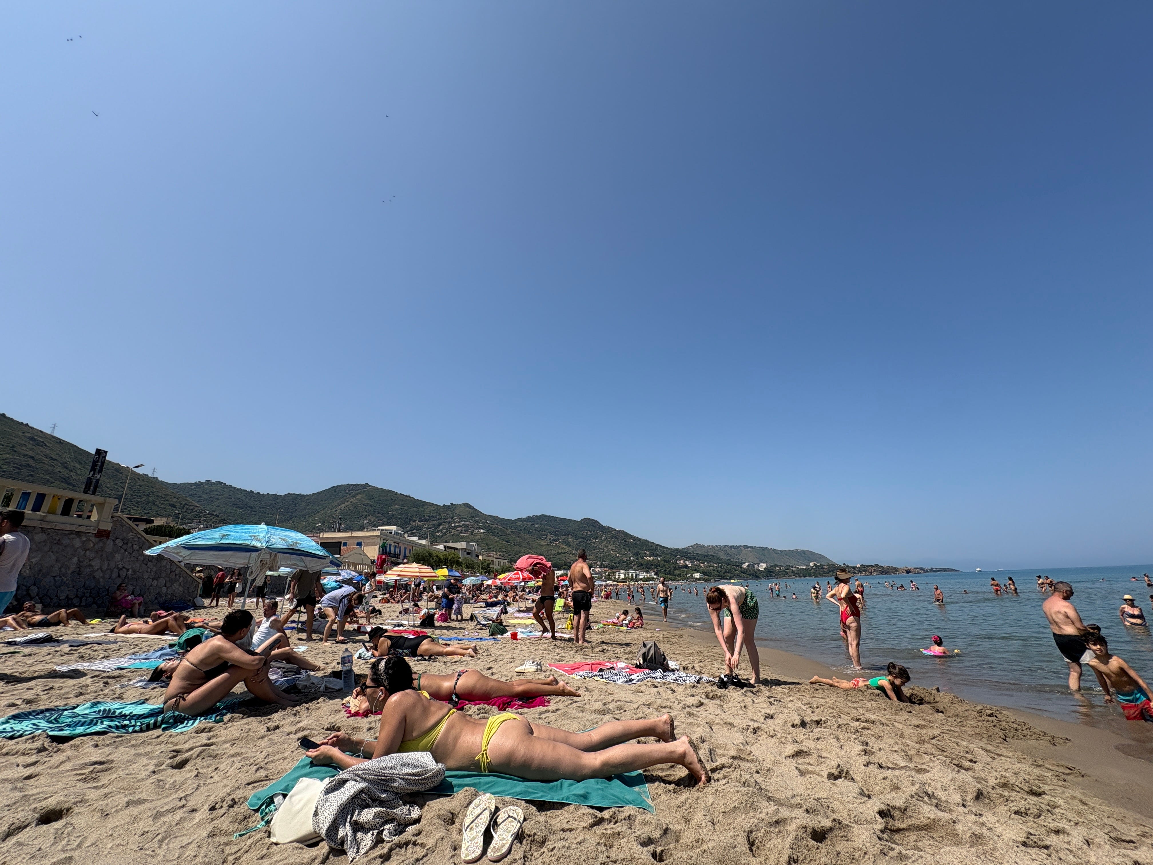 Cefalu beach